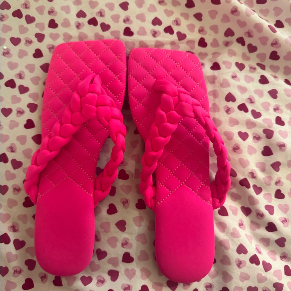Braided Pink Women's Sandals